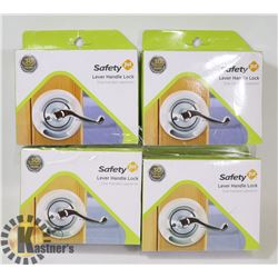 FOUR SAFETY 1ST LEVEL HANDLE LOCKS