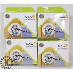 FOUR SAFETY 1ST LEVEL HANDLE LOCKS