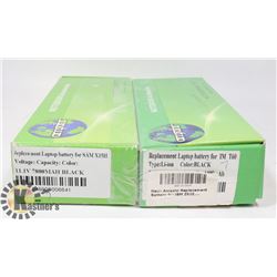 TWO NOTEBOOK BATTERIES