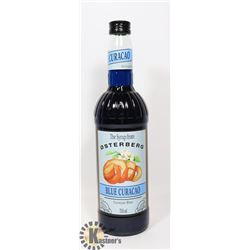 BOTTLE OF BLUE CURACAO SYRUP DRINK FLAVOURING