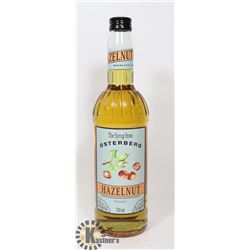 BOTTLE OF HAZELNUT SYRUP DRINK FLAVOURING