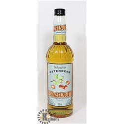 BOTTLE OF HAZELNUT SYRUP DRINK FLAVOURING