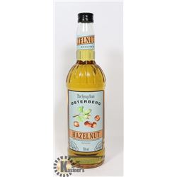 BOTTLE OF HAZELNUT SYRUP DRINK FLAVOURING