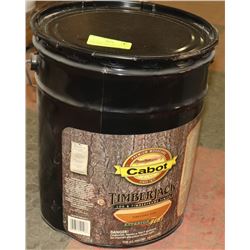 5GAL BUCKET OF CABOT EXTERIOR STAIN-PINECONE FLAT-