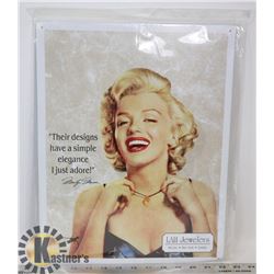NEW- MARILYN MONROE METAL ADVERTISING SIGN