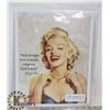 Image 1 : NEW- MARILYN MONROE METAL ADVERTISING SIGN