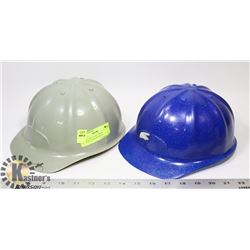 LOT OF TWO 1970'S TONKA CONSTRUCTION HELMETS