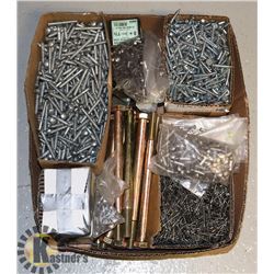 FLAT OF ASSORTED HARDWARE