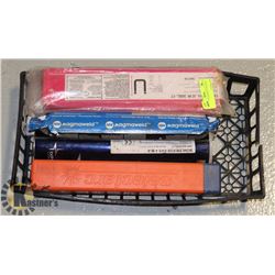 5 SLEEVES OF ASSORTED WELDING ROD