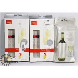 WINE COOLER SOLD WITH COCKTAIL RECIPE STICKS