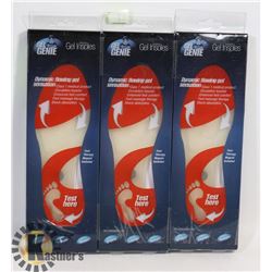 BUNDLE OF 3 GEL GENIE INSOLES
