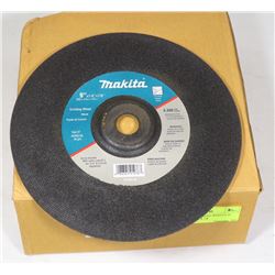 BOX OF 10 GRINDING WHEELS 24 GRIT, 9" X 1/4" X 7/8
