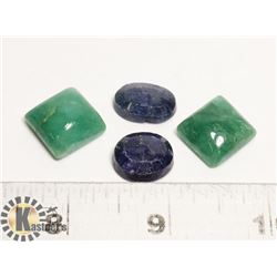 #55- EMERALD & SAPPHIRE GEMSTONE 71.5 ct