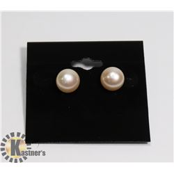 #172- FRESH WATER PEARL EARRINGS/ 9mm