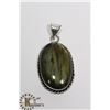 Image 1 : #141- LABRADORITE PENDANT