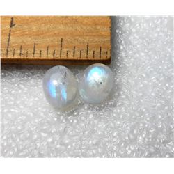 17)  LOT OF 2 MATCHED OVAL