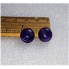 Image 1 : 11)  LOT OF 2 MATCHED ROUND AMETHYST