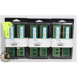 BUNDLE OF 6 STICKS OF 2GB EACH DESKTOP PC RAM