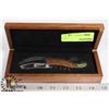 Image 1 : WINE BOTTLE OPENER IN WOOD DISPLAY BOX