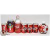 Image 1 : FLAT OF FILLED/EMPTY COKE COLLECTOR CANS ,