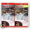 Image 1 : LOT OF TWO NEW MIRACLE GLOVE HOT SURFACE