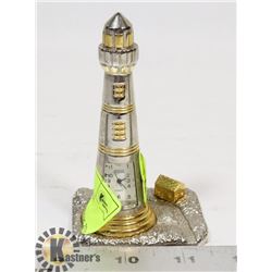 24K GP LIGHTHOUSE CLOCK QUARTZ