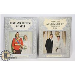 LOT OF 2 1960'S ROYAL WEDDINGS PROGRAMS EXCLUSIVE