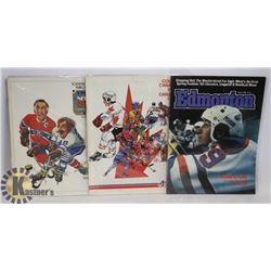 LOT OF 3 VINTAGE NHL MAGAZINES GRETZKY AND MORE