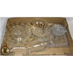 BOX OF BON BON TRAYS AND MORE -VARIOUS VINTAGE