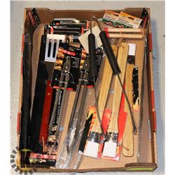 FLAT OF ASSORTED BBQ TOOLS