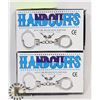 Image 1 : TWO SETS OF HANDCUFFS WITH KEYS