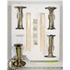 Image 1 : FAKE CANDLE HOLDER SET (USES LIGHT BULBS)