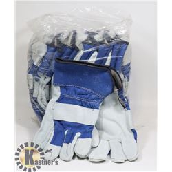 BUNDLE OF 12 PAIRS OF LEATHER FORCEFIELD