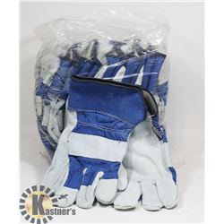 BUNDLE OF 12 PAIRS OF LEATHER FORCEFIELD