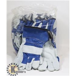 BUNDLE OF 12 PAIRS OF LEATHER FORCEFIELD