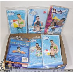 FLAT OF KIDS WATER TOYS