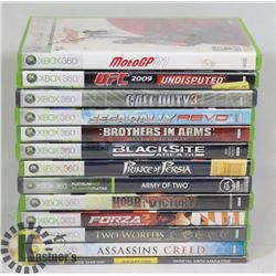 12 XBOX 360 GAMES
