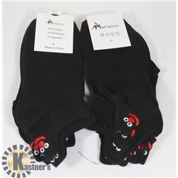 10 PAIRS OF NEW ASSORTED COTTON UNISEX ANKLE