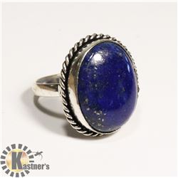 #55-LAPIS LAZULI GEMSTONE RING SIZE 7