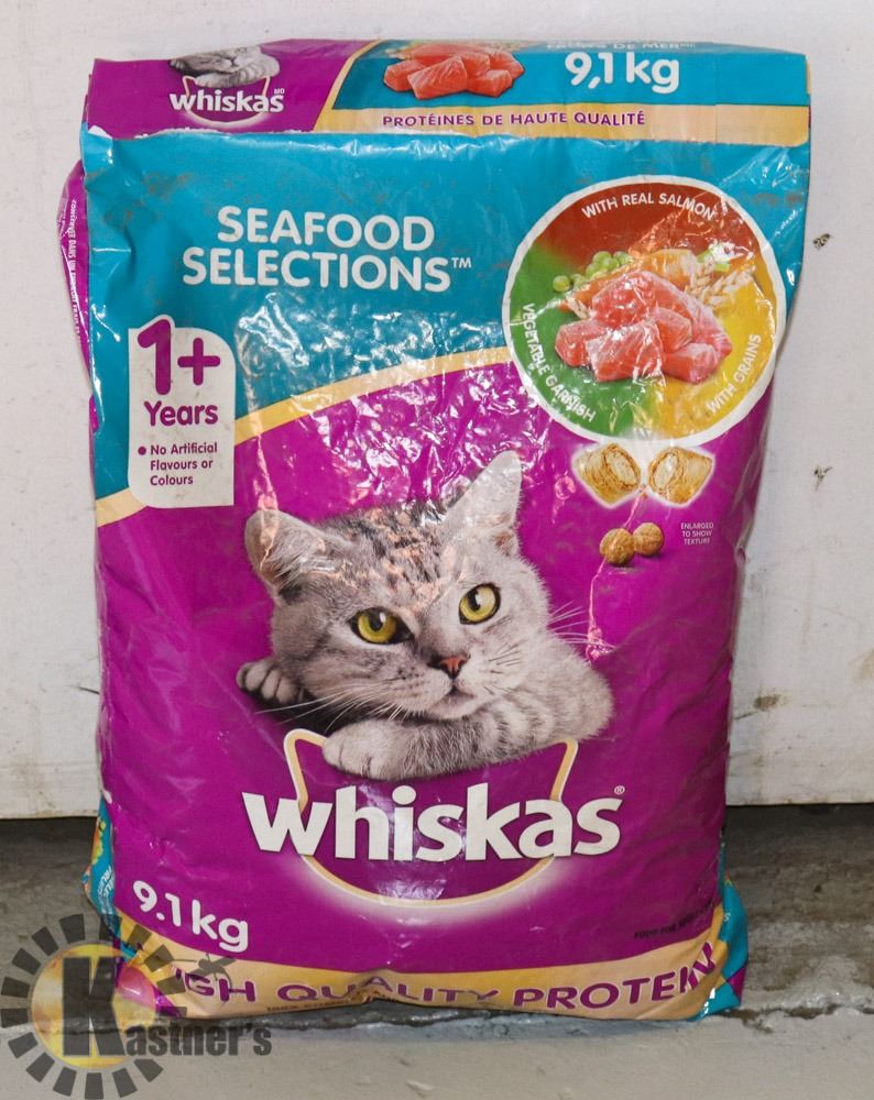 BAG OF WHISKAS CAT FOOD Kastner Auctions