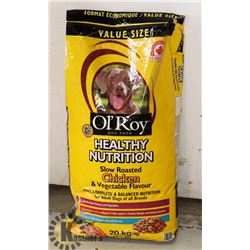 BAG OF OLROY DOG FOOD