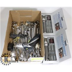 25 MASTERCRAFT WRENCHES & RECHARGEABLE SCREW