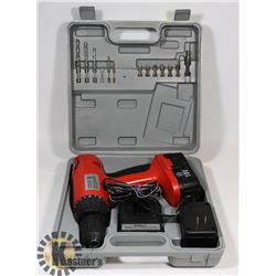 18 VOLT CORDLESS DRILL, WORKING
