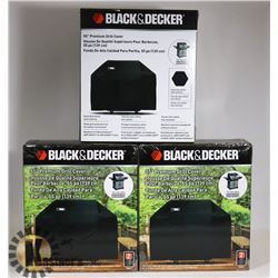 CASE OF 3 BLACK & DECKER 55" PREMIUM GRILL COVERS