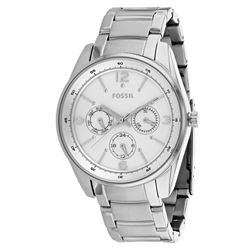 NEW FOSSIL TRIPLE CHRONO WHITE DIAL WATCH MSRP$209