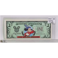 'RARE'' 1997 DISNEY DOLLAR UNCIRCULATED