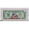 Image 1 : 'RARE'' 1997 DISNEY DOLLAR UNCIRCULATED