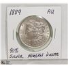 Image 1 : 1889 MORGAN SILVER DOLLAR