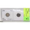 Image 1 : 1900 & 1896 QUEEN VICTORIA FIVE CENTS