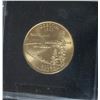 Image 2 : OREGON GOLD PLATED USA 25 CENT COIN